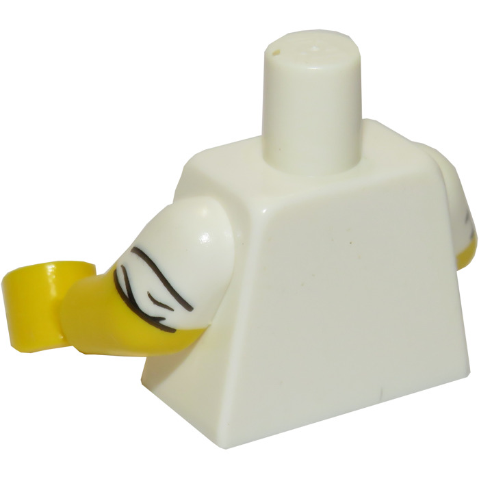 LEGO White Yuppie Minifig Torso (973 / 16360) | Brick Owl - LEGO ...