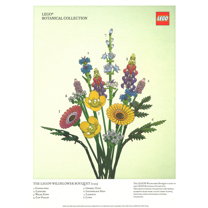 LEGO Botanical Collection Wildflower Bouquet 10313