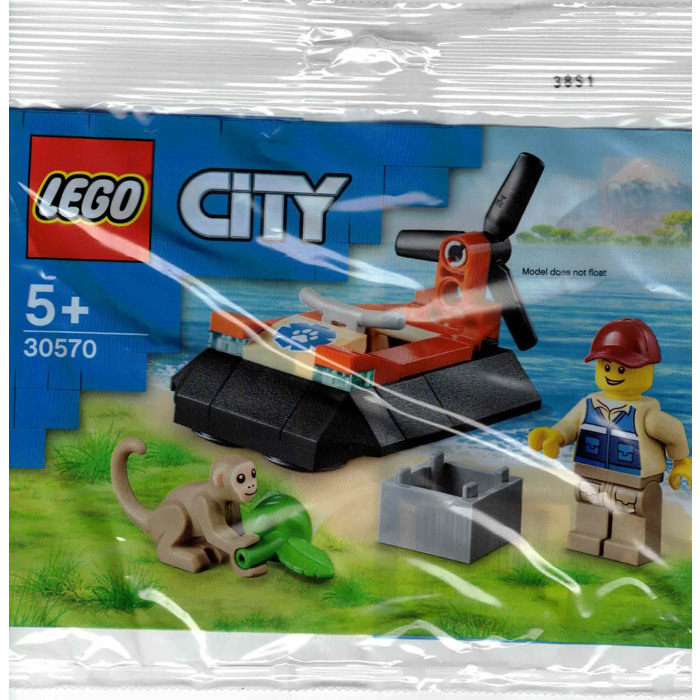 LEGO Wildlife Rescue Hovercraft 30570 Packaging | Brick Owl - LEGO Mercado