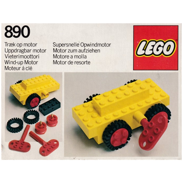 Lego 61100c01 # 1x wind up motor 2x4x2 gris nuevo gris claro 4995 5893 60010 