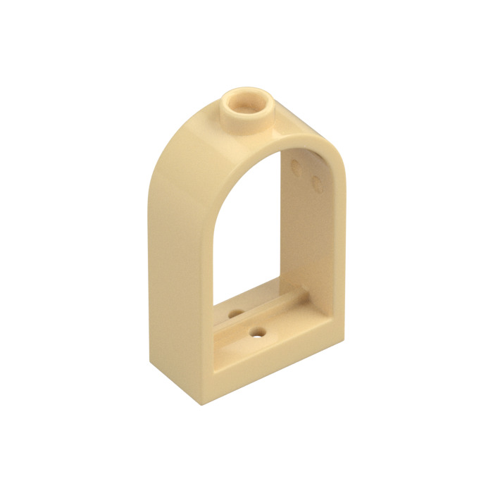 LEGO Window Frame 1 x 2 x 2.7 with Rounded Top (30044