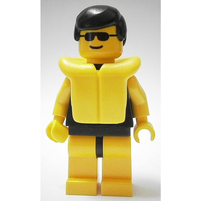  LEGO Minifigure Plain All Black Monochrome Head Torso Arms  Hands Legs Body : Toys & Games