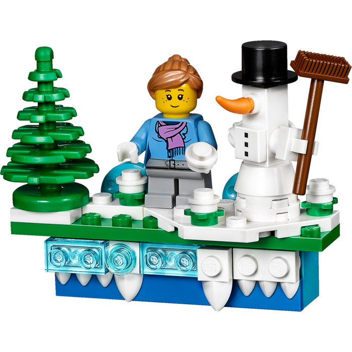 853663 Lego Winter Scene Magnet 