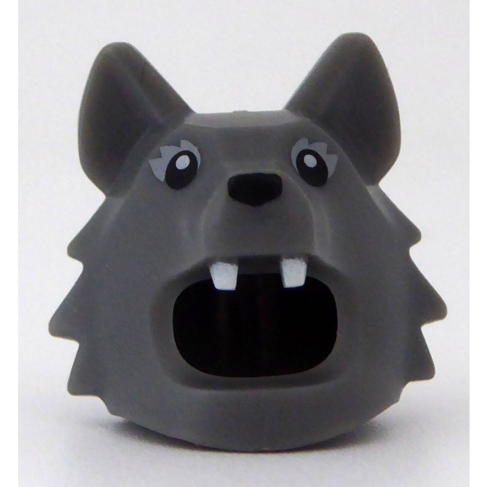 LEGO Wolf Costume Head Cover with White Teeth | Brick Owl - LEGO ...