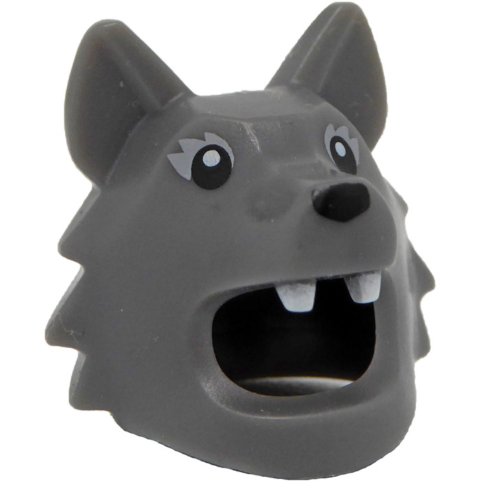 LEGO Wolf Costume Head Cover with White Teeth | Brick Owl - LEGO ...