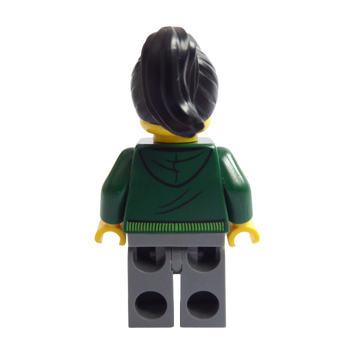 LEGO Woman in Dark Green Jacket Minifigure | Brick Owl - LEGO Marketplace