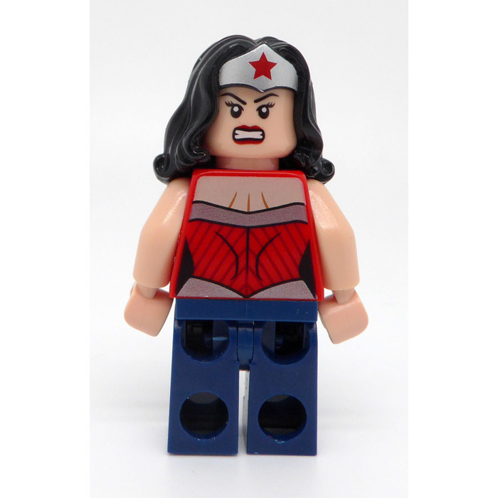 LEGO Wonder Woman with Dark Blue Legs and Silver Tiara Minifigure ...