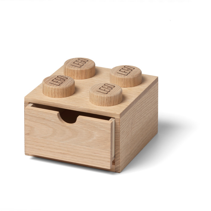 LEGO Wooden Desk Drawer 4 Light Oak (5007113) Brick Owl LEGO