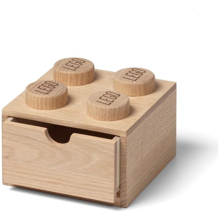LEGO Wooden Desk Drawer 4 Light Oak (5007113) Brick Owl LEGO