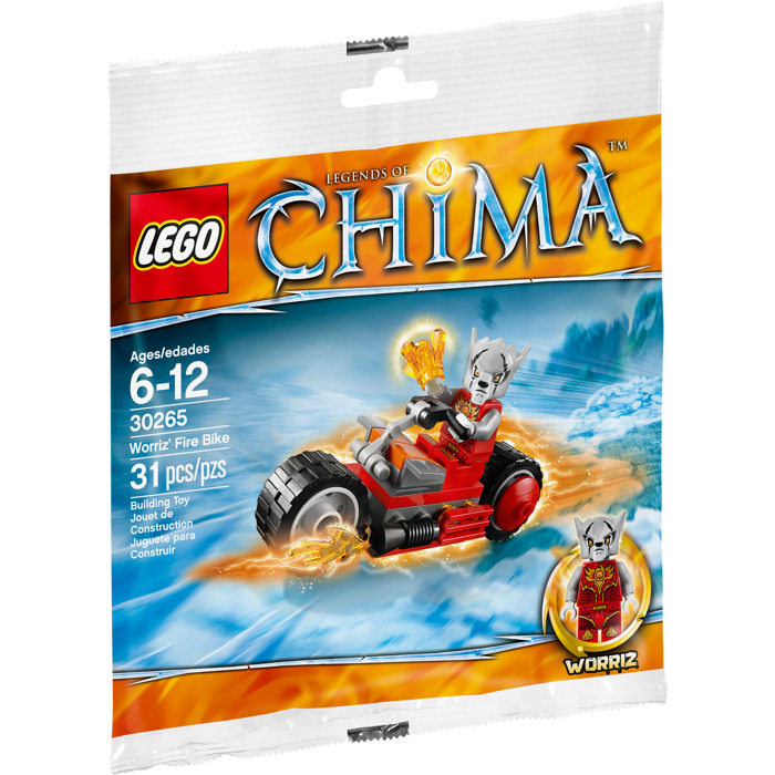 LEGO 30265 Legends of Chima Worriz' Fire Bike 6070575 Ship for sale online 