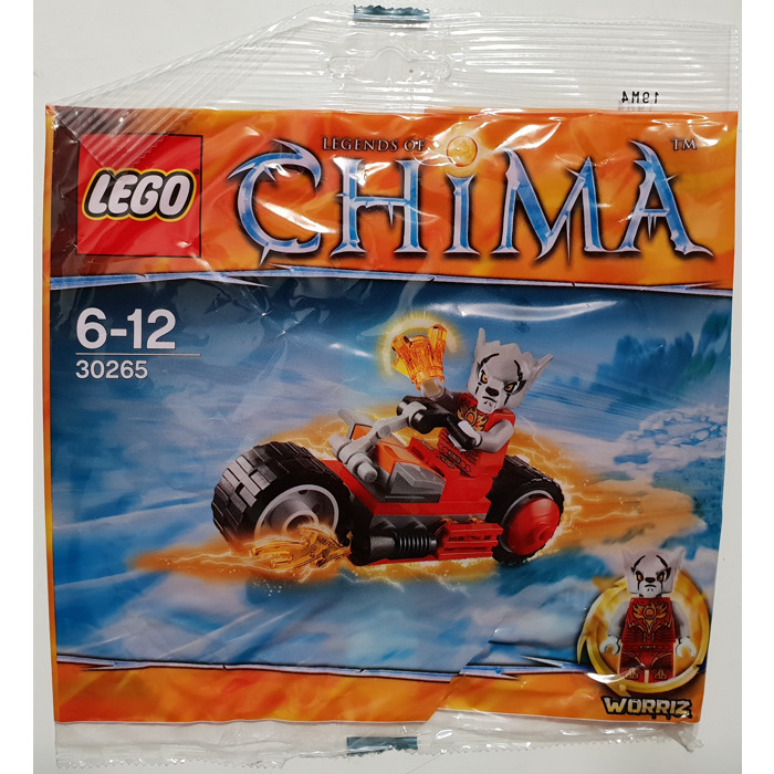Brand New & Sealed LEGO Chima Worriz' Fire Bike Polybag 30265