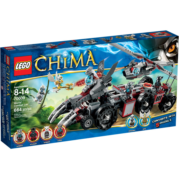 LEGO® Chima Bauanleitung 70009 Worriz's Combat Lair instruction B3054