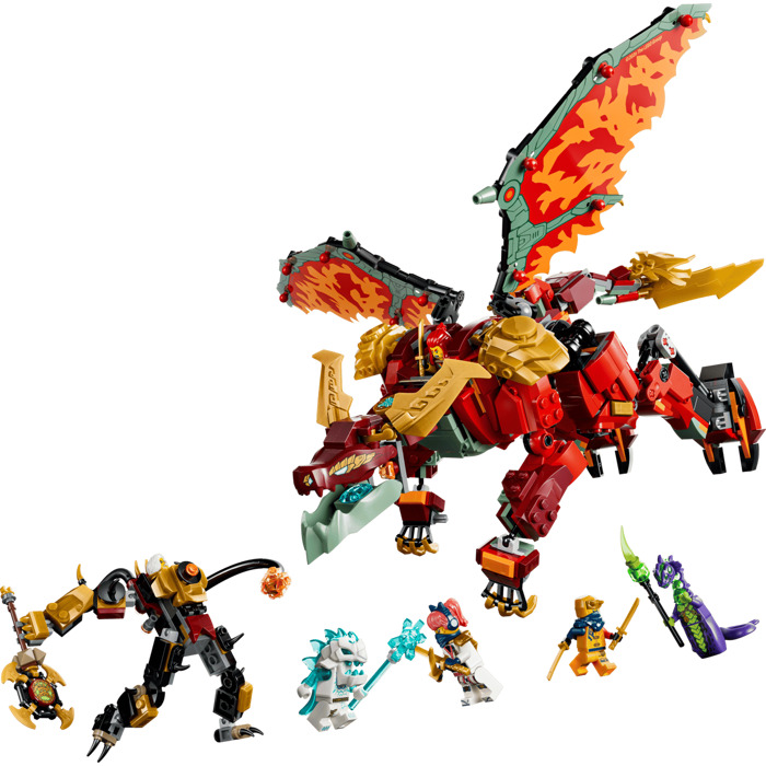 ガブリエル LEGO Wyldfyre's Transforming Dragon Mech Set 71868 | Brick Owl