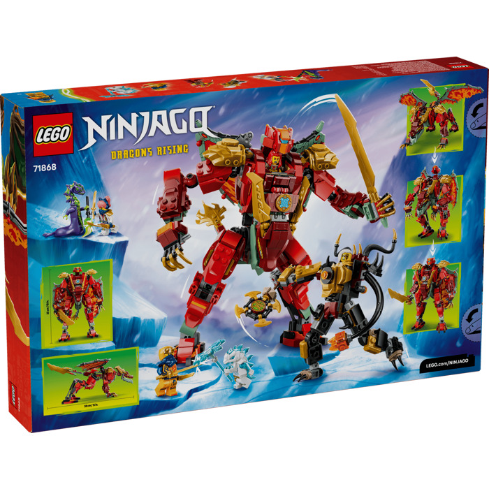 LEGO Wyldfyre's Transforming Dragon Mech Set 71868 | Brick Owl