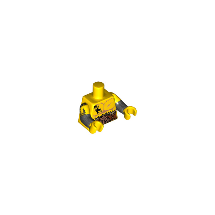 yellow lego torso