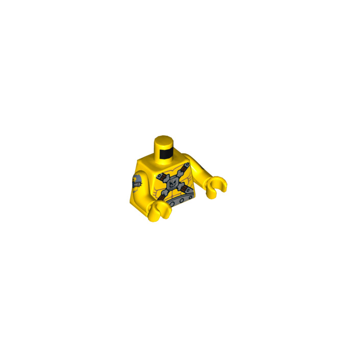 LEGO Yellow Chainsaw Dave Minifig Torso (76382) | Brick Owl - LEGO ...