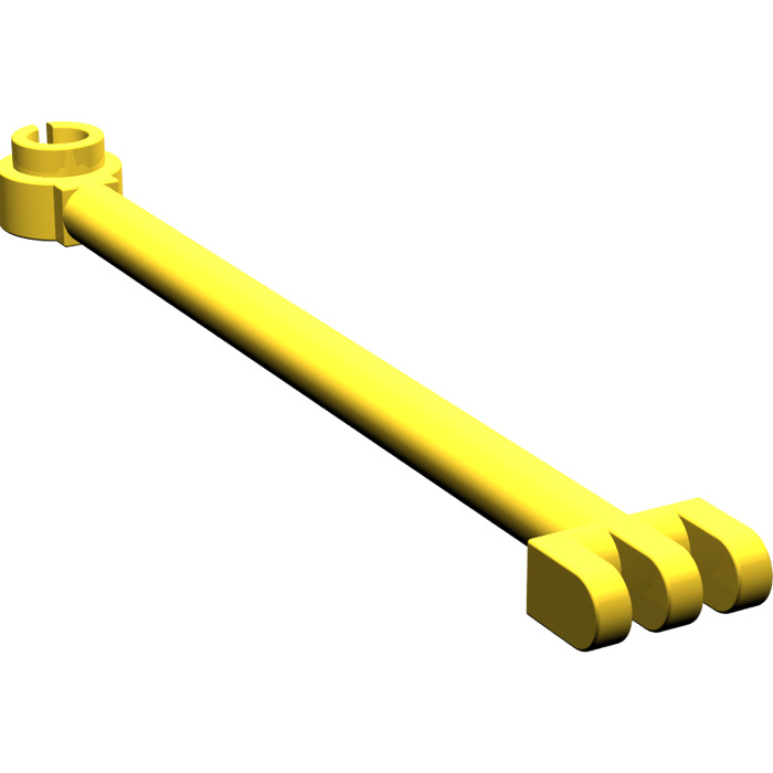Lego hinge bar 8 with split holder réf.4319 yellow set 6339//5125//6544//2554...