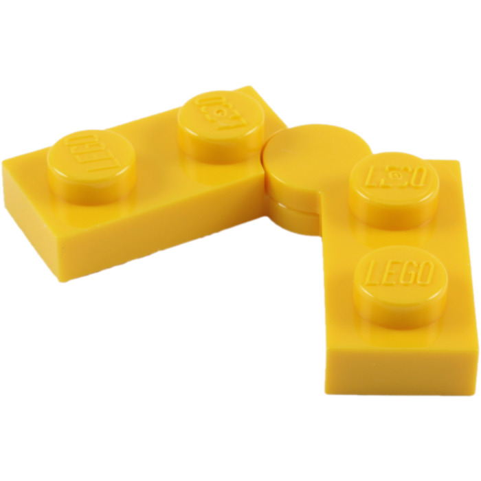 Lego Hinge on Window Frame 1x4x2 with 5 Flanges Yellow x4 4214 