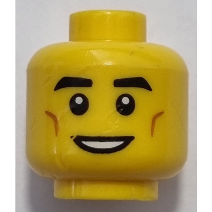 LEGO Yellow Ice Fisherman Head (3626 / 97087) | Brick Owl