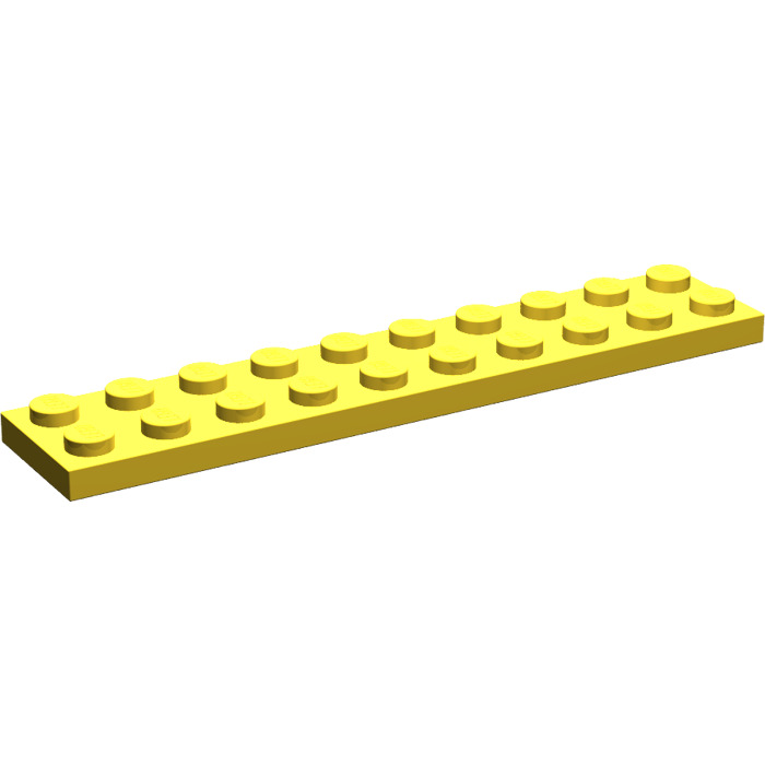 Missing Lego Brick 3832 Yellow x 2 Plate 2 x 10 