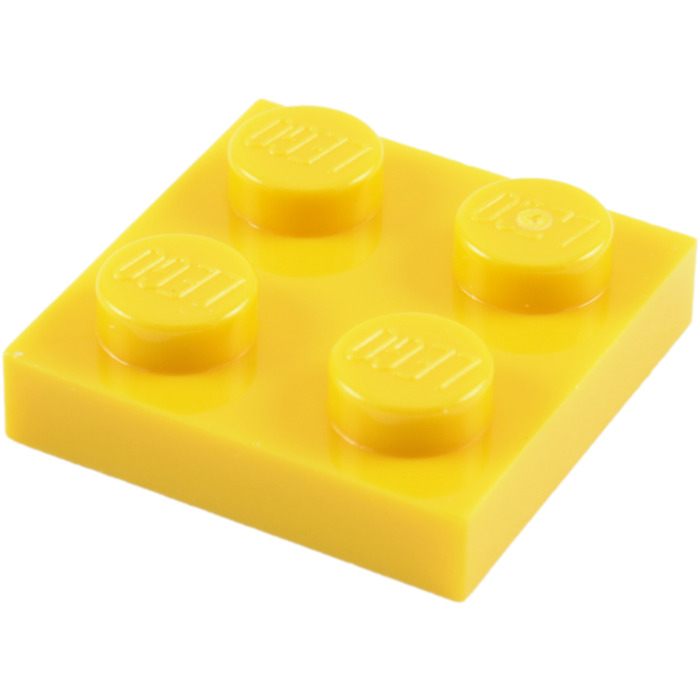 10 Stück 302224 LEGO®  Nr 2x2 Platten gelb 