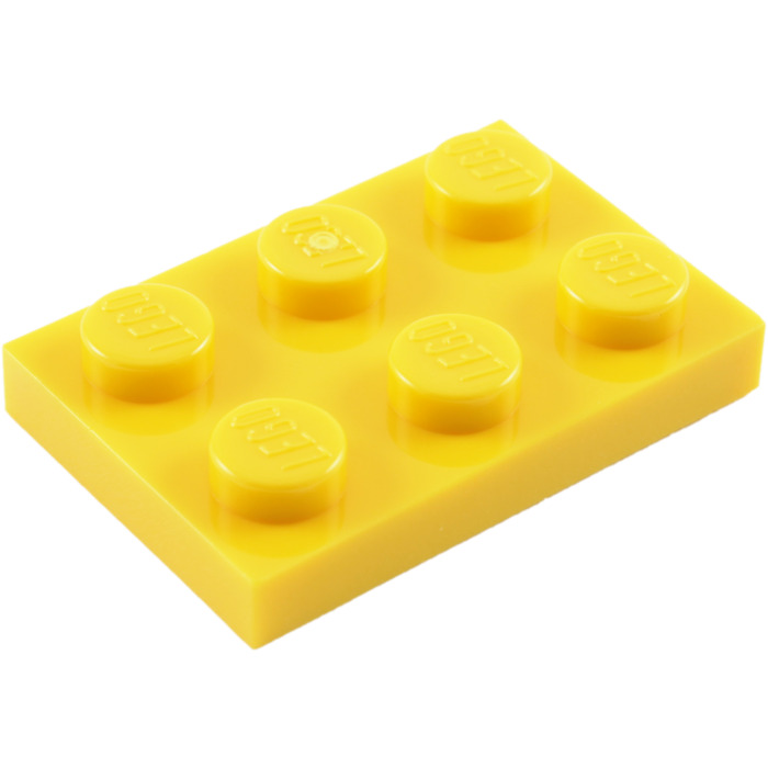 LEGO 2 x 3 Plate 3021 YL10 YELLOW x 15