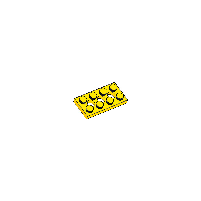Lego Basic Technik Technic 15 Platten 2x4 #3709 gelb 