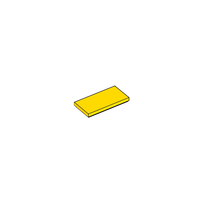 LEGO Yellow Tile 2 x 4 (87079) | Brick Owl - LEGO Marketplace