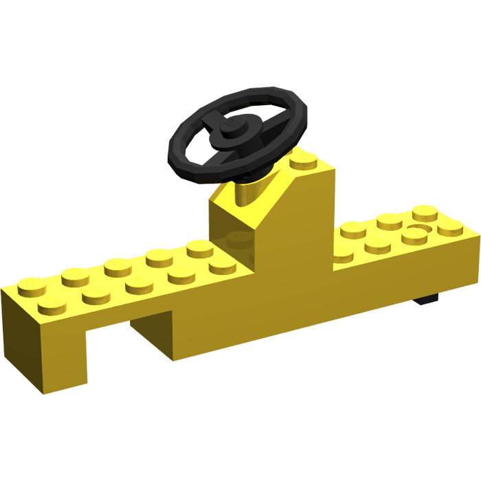 lego yellow tractor