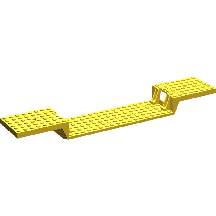Lego® 2972 Eisenbahn Platte Wagenplatte Train Plate gelb yellow 6x34 Waggon