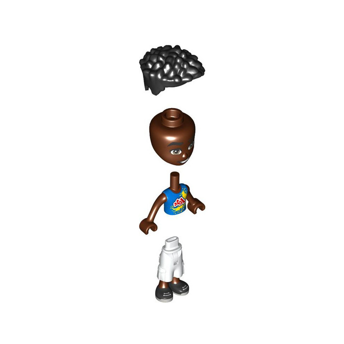 Lego® HOL189 mini figurine City, enfant fille, veste rose foncé, cheveux  noire