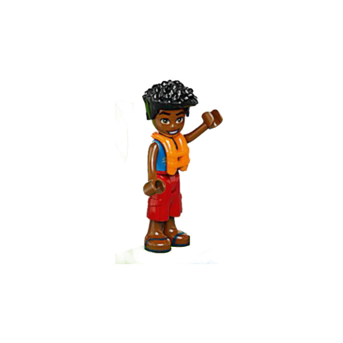 LEGO Zac with Blue Top and Red Shorts with Life Jacket Minifigure