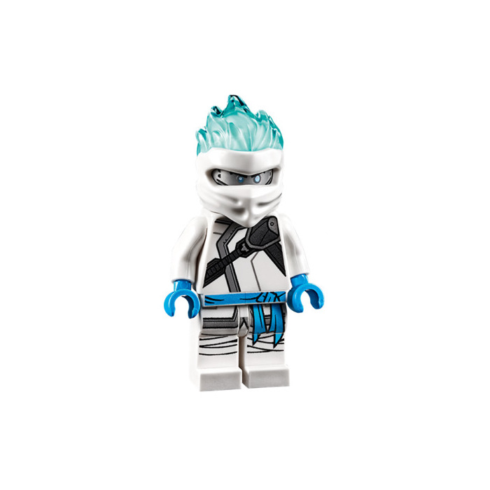 Lego 70673 70676 Ninjago Zane minifigure with Forbidden Spinjitzu hood 