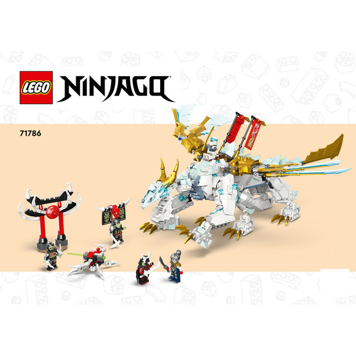 LEGO Zane's Ice Dragon Creature Set 71786 Instructions Set | Brick Owl ...