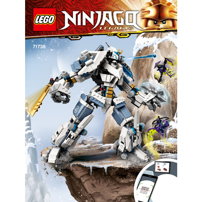 LEGO Zane's Titan Mech Battle Set 71738 Instructions Set | Brick Owl ...