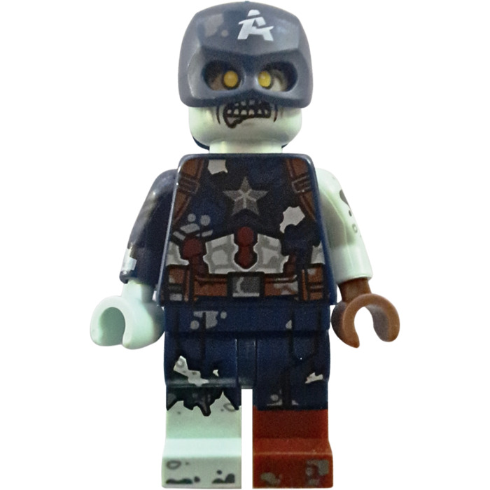LEGO Zombie Captain America Minifigure Brick Owl LEGO Marketplace