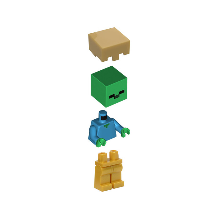 LEGO Zombie mit gold leggings, boots, und Helm Minifigur | Brick Owl ...