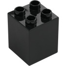 Duplo Black Brick 2 x 2 x 2 (31110)