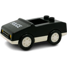 Duplo Black Car Body with 'POLICE' (2235)