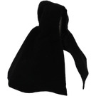 Duplo Black Fabric Cape with Hood