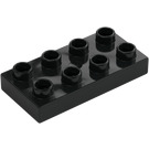 Duplo Negro Placa 2 x 4 (4538 / 40666)