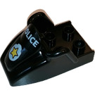 Duplo Black Seat with Handlebars with "POLICE" (43088)