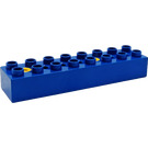 Duplo Blue Brick 2 x 8 with screws (31036 / 75733)