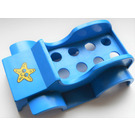 Duplo Blue Car Body with Yellow Star