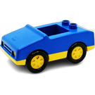 Duplo Blue Car with 4 studs as seat (2235 / 74562)