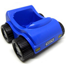 Duplo Blue Car with Headlights and 53574 License Plate