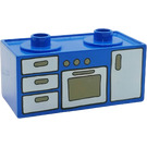 Duplo Blue Cooker with Drawers (4907)