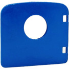 Duplo Blauw Deur met Rond Venster (4248)