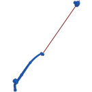 Duplo Azul Fishing Rod con Rojo Fishing Line (23146)