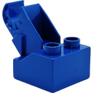 Duplo Blue Toolo Brick 2 x 2 with Angled Bracket (74854)